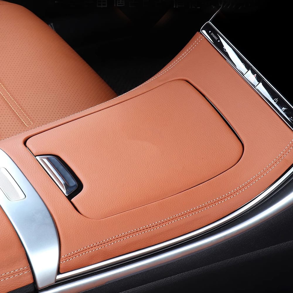 fg35h445e64gg Center Console Panel Guard Leather Protector Film for Mercedes GLC 300 - Image 1