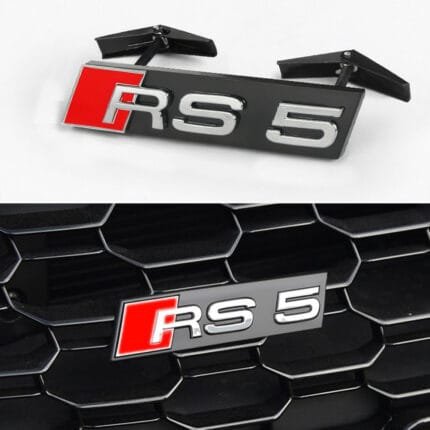 Audi A5/S5 Front Grill Trunk Emblem Gloss Black For Grille Badge